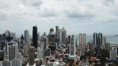 Panama Skyline 2 Stock Footage