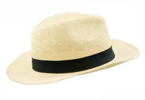 Panama style hat Stock Photos