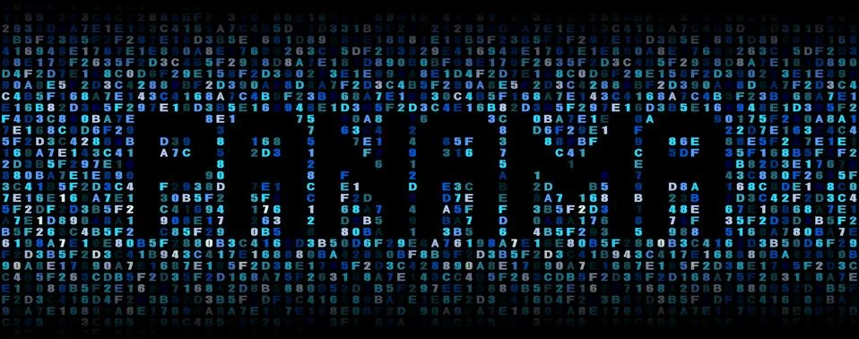 Panama text on hex code illustration 스톡 일러스트