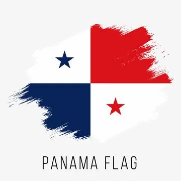 Panama Vector Flag. Panama Flag for Independence Day Stock Illustration