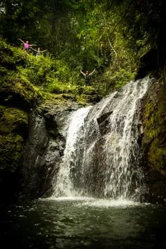 Panama waterfall Stock Photos