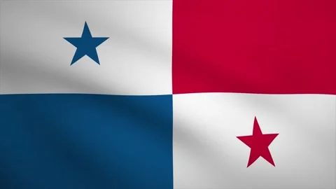 Panama Waving Flag Background Animation. Looping seamless 3D animation. Mot.. Stock Footage 231319624