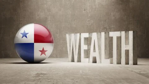 Panama. Wealth Concept. Stock Illustration