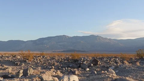 Panamint Springs, CA  Mountain Range Stock Footage 127207497