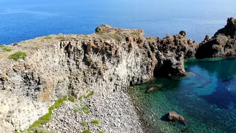 Panarea Island - Cala Junco Video stock 304264461