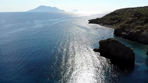 Panarea Island - Cala Junco 스톡 동영상 304264476