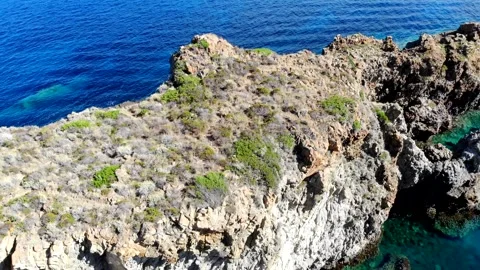 Panarea Island - Cala Junco Video stock 304264485