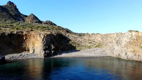 Panarea Island - Cala Junco Video stock 304264492