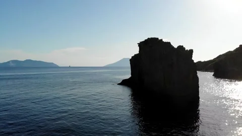 Panarea Island - Cala Junco 스톡 동영상 304264505