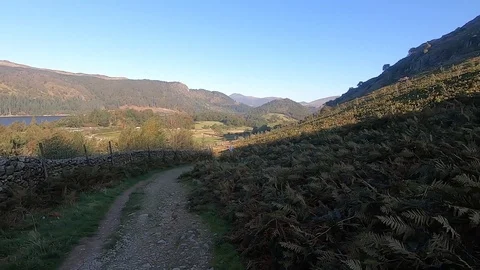 Panaroma from Helvellyn Stock Footage 118015766