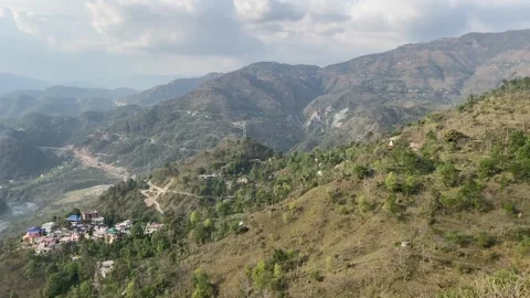 Panaromic view of mountains situated at Mandi Distt Near IIT Kamand himachal 動画素材 336775135