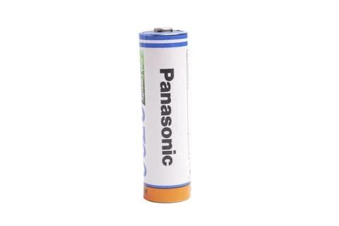 Panasonic High Capacity AAA Rechargeable battery. Stock Photos