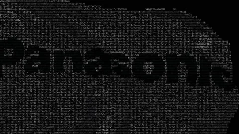 Panasonic logo on waving digital flag. Editorial looping animation Stock Footage 145117394