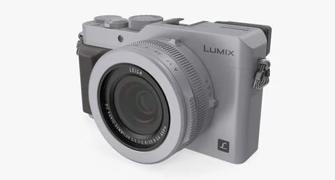 Panasonic Lumix DMC LX100 Digital Camera Silver ~ 3D Model #90939870