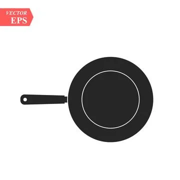 Pan,boil vector icon.kitchen tool symbol isolated for web and mobile app eps1 Stock Illustration