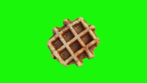 Pancake animation on green screen Vídeos de archivo 335257523