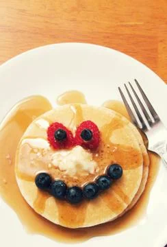 Pancake Face Stock Photos