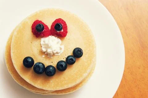 Pancake Face Stock Photos