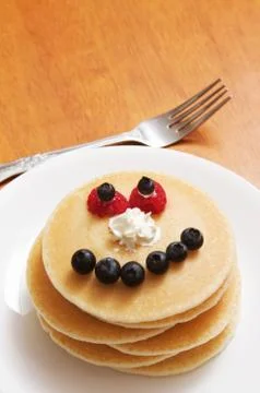 Pancake Face Stock Photos