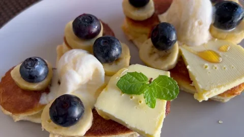 Pancake Stock Footage 177734934