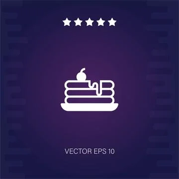 Pancake  icon Stock Illustration