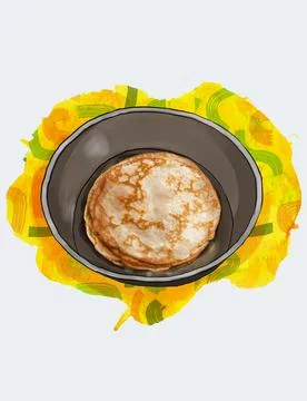 Pancake Illustrazione stock