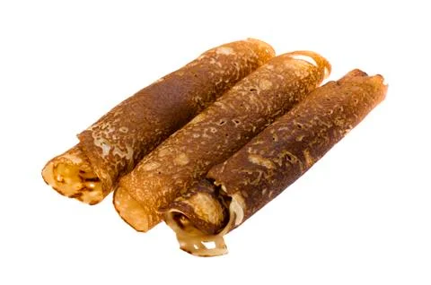 Pancake isolated on white background Stock-Fotos