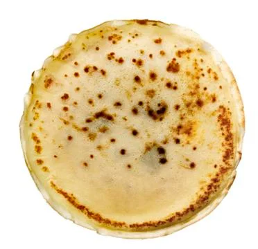 Pancake isolated on white background Stock Photos