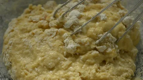 Pancake mix Stock Footage 12659206