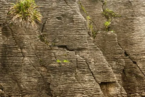 Pancake rock Foto stock