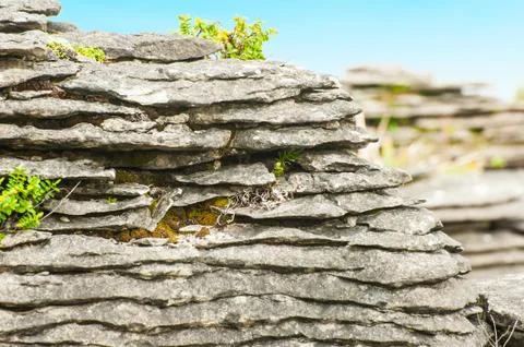 Pancake rock Foto stock