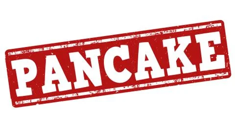 Pancake stamp Stock Illustration