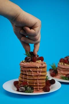 Pancakes 9 Stock Photos