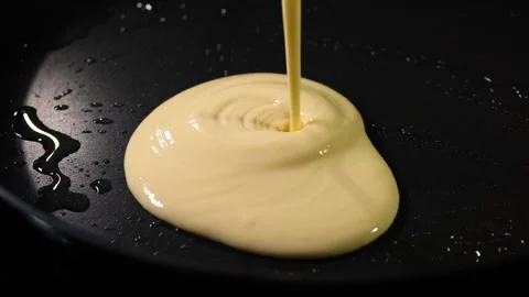 Pancakes breakfast cooking Stock-Footage 272181187