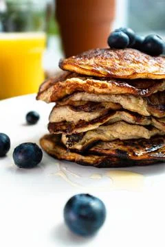 Pancakes Breakfast Stock-Fotos