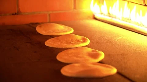 Pancakes Cooking on Flame Stock Footage 319950206