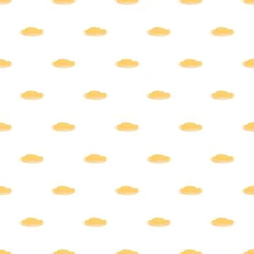 Pancakes food breakfast seamless pattern and background Stock Illustration