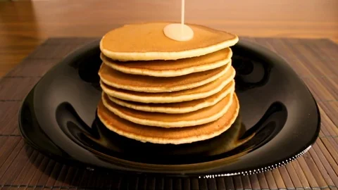 Pancakes Stock Footage 81610280