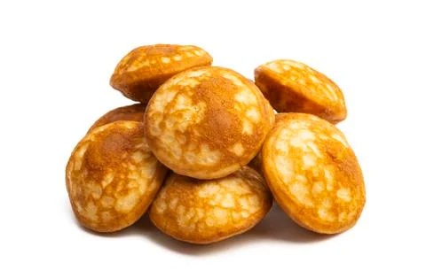 Pancakes isolated Stock Photos