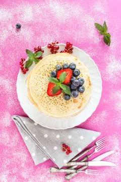 Pancakes overhead Фото