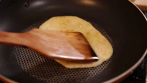 Pancakes, pancakes, thousand layer cakes, and oil cakes (3) Stock Footage 202260066