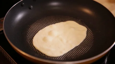 Pancakes, pancakes, thousand layer cakes, and oil cakes (2) Stock Footage 202260168
