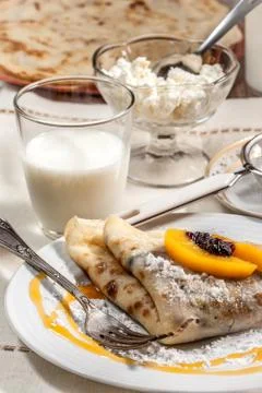 Pancakes. Stock Photos