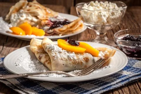 Pancakes. Stock Photos