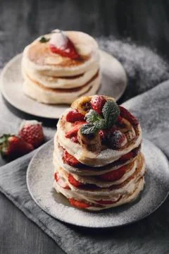 Pancakes Stock Photos