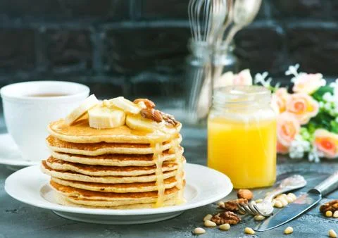 Pancakes Stock Photos