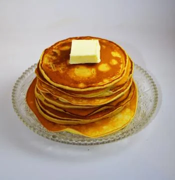 The pancakes Stock-Fotos