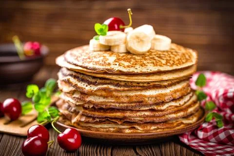 Pancakes Stock Photos