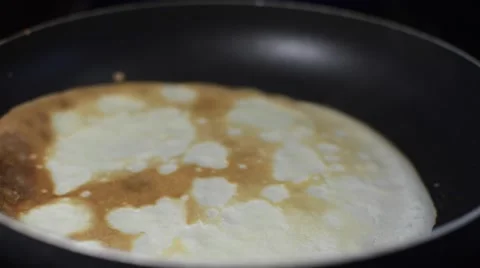 Pancakes on a plate Stock Footage 56994338