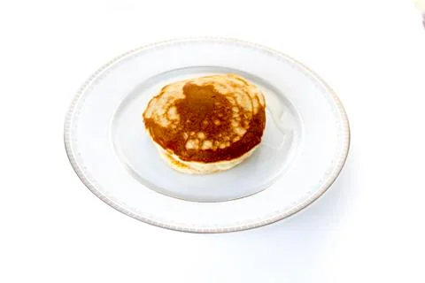 Pancakes with strawberry Stock Photos